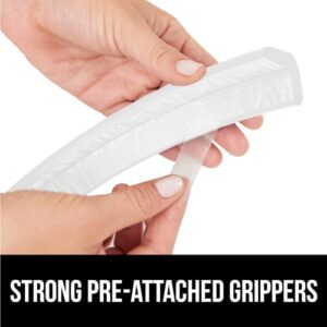 GORILLA GRIP Baby Bumpers for Furniture, Kid Proofing Adhesive Corner Edge Protectors, Heavy Duty Soft Rubber Foam Protection, Includes 8 Protective Safety Guards, 18 Feet, Off White - Image 4