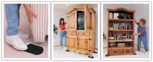 EZ Moves Furniture Slides for Carpet, Large (9” x 6”) - Easily Move Sofas, Loveseats, Cabinets, Bookcases, and More (4 Slides per Set) - Image 7