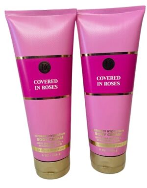 Bath & Body Works Covered in Roses Ultimate Hydration Body Cream 8 Ounces Pack of 2