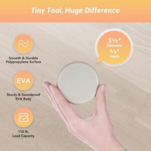 CO-Z Furniture Sliders - 8 Pack, 3 1/2" Reusable Furniture Sliders for Carpet, Heavy-Duty Furniture Gliders Movers for Hardwood Floors, Plastic Moving Pads for Heavy Furniture, Floor Protectors - Image 5