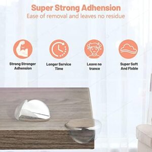 [24 Packs] BECOMTO Baby Safety Corner Guards,Premium Clear Furniture Edge Corner Protector with Strong 3M Gel Stickers Adhesive,Baby Safety Desk Table Sharp Corner Cushion Padding,Crystal Technology - Image 3