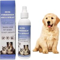 Pet Training Spray | Dog Deterrent Spraying for Peeing | Effective Dog Repellent Spraying for Furniture | Stops Chewing & Peeing | Safe for Indoor & Outdoor Use | 5.92 fl oz, 2 Pack