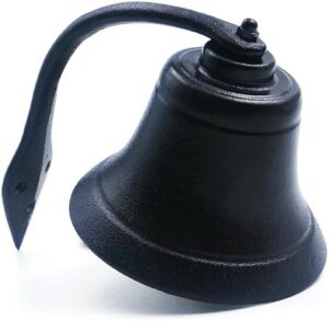 Hanging Bell Dinner Bell Outdoor Bell Bracket Mount Wall Bell Indoor Rope Bell Ship/Boat/Nautical/Door/School/Reception/Home/Church Bell (Pro-Copper) - Image 6