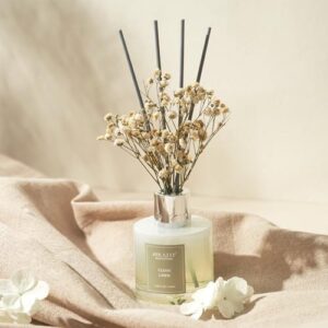 Airkeep Reed Diffuser Set,3.38 fl oz (100 ml) - Clean Linen Oil Diffusers with 8 Reed Sticks,Home Fragrance Reed Diffuser for Bathroom Shelf Decor - Image 4