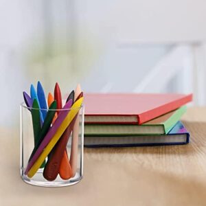 Tbestmax Qtips Holder Bathroom Container, 10/7 OZ Cotton Ball/Swabs Dispenser, Apothecary Jar Organizer for Storage Wood Lids - Image 5