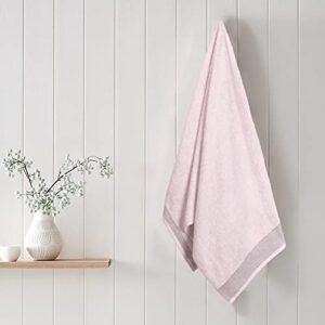 Belizzi Home Ultra Soft 2 Pack Oversized Bath Towel Set 28x55 inches, 100% Cotton Large Bath Towels, Ultra Absorbant Compact Quickdry & Lightweight Towel, Ideal for Gym Travel Camp Pool - Pink - Image 3
