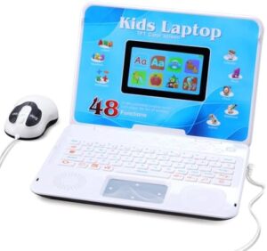 Kids Laptop, Color Screen Educational Laptop with 48 Learning Modes, Laptop for Kids Ages 5+