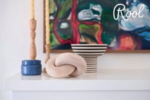 Rool Coffee Table Decor Book Shelf Decor Accents Home Decor Console Table Decorative Items Living Room Wood Knot Decor Chain Link Decorations Beige - Image 2