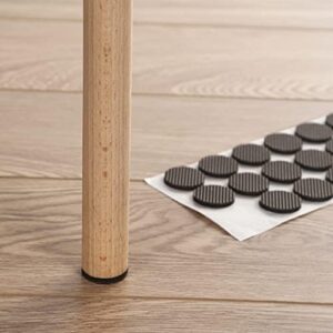 Non Slip Furniture Pads - Round, Square, Rectangle, Furnigear Premium 129 Pieces Furniture Grippers Chair Leg Pads Self Adhesive Rubber Chair Feet- Anti Scratches Furniture Pads for Hardwood Floors - Image 7
