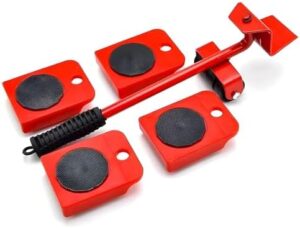 Furniture Lift Mover Tool Set, Furniture Movers with Four 360°Wheels, Furniture Lifter Tool,Furniture Mover Dolly Set for Refrigerator,Sofa