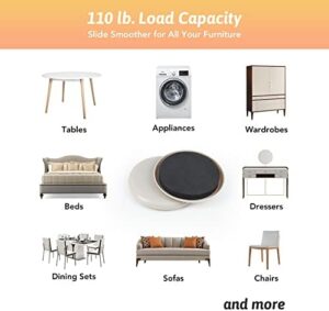 CO-Z Furniture Sliders - 8 Pack, 3 1/2" Reusable Furniture Sliders for Carpet, Heavy-Duty Furniture Gliders Movers for Hardwood Floors, Plastic Moving Pads for Heavy Furniture, Floor Protectors - Image 7