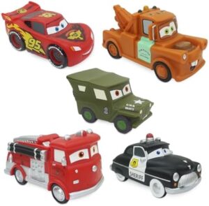 Official Bath Set (Pixar Cars) - Kids Bath Accessories with Beloved Disney Characters - Colorful and Fun Bath Time Essentials for Kids - Suitable for All Ages - Image 7