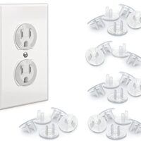 24 Pack Outlet Covers Baby Proofing, Provide Shock Prevention and Easy Installation, Safe and Secure Plastic Plug Covers for Power Sockets (24 Outlet Covers)
