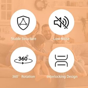 Furniture Dolly,Moving Dolly 4 Wheels Heavy Duty,16in-11in 500lbs Capacity,Furniture Movers Dollys with Wheels,Small Flat Cart with 2 Ropes, 2 Pack, Black (Black) - Image 6