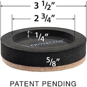 Felt Furniture Sliders for Hardwood Floors X-PROTECTOR 16 PCS 3 ½” - Furniture Slider with Unique Design - Heavy-Duty Furniture Movers for Hard Surfaces - Felt Sliders - Move Your Furniture Easily! - Image 4