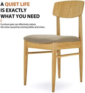 Furniture Pads 300 Pack Premium Furniture Felt Pads (Beige), Huge Quantity Self Adhesive Anti Scratch Floor Protector for Furniture Legs Hardwood with 60 Cabinet Door Bumpers - Image 5