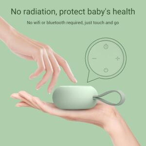 Portable Baby Sound Machine [White Noise for Babies Kids Adults][Sleep Soother][Timer Function][12 Soothing Sounds] 15 Hours Battery Life, Registry Gift,Shower,Clips on Baby Stroller.Mint - Image 6