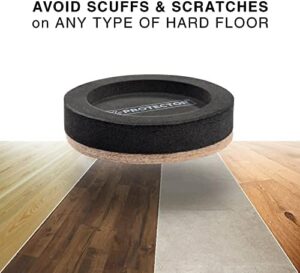 Felt Furniture Sliders for Hardwood Floors X-PROTECTOR 16 PCS 3 ½” - Furniture Slider with Unique Design - Heavy-Duty Furniture Movers for Hard Surfaces - Felt Sliders - Move Your Furniture Easily! - Image 3