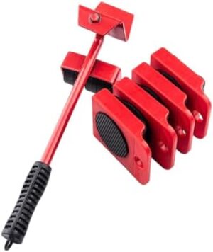 Furniture Lift Mover Tool Set, All-in-One Heavy-Duty Furniture Mover Kit - 4-Wheel Dolly with 330Lbs Capacity Lifters for Appliances and Large Furniture, Furniture Movers Sliders Appliance Movers - Image 8