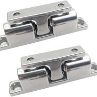 Solid Stainless Steel Cabinet Door Catch,glrovazas 2Pcs Cabinet Latch Roller Catch Furniture Cabinet Door Dual Ball Tension Latch Closet Ball Roller Catch Latch with Screw (43mm)