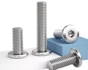 Metuja M6-1.0 x 12mm,50-Pack Silver Flat Head Hex Socket Cap Screw Bolts,304 Stainless Steel,Fully Threaded M6 Bolt,Metric Fasteners for Furniture - Image 5