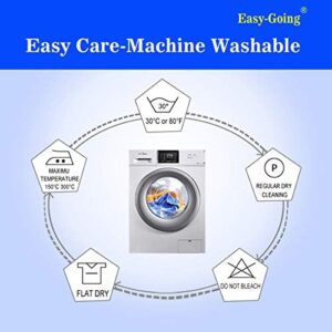 Easy-Going Reversible Couch Cover for 3 Cushion Couch Sofa Cover for Dogs Water Resistant Furniture Protector Cover with Foam Sticks Elastic Straps for Pet Cat (Sofa, Gray/Light Gray) - Image 8