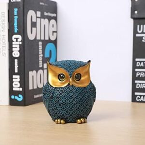 Owl Decor Home Décor Accents Small Decor Items for Shelf Owl Figurines Home Decor Owl Decorations for Home, Office, Gifts for Owl Lover (Blue) - Image 6