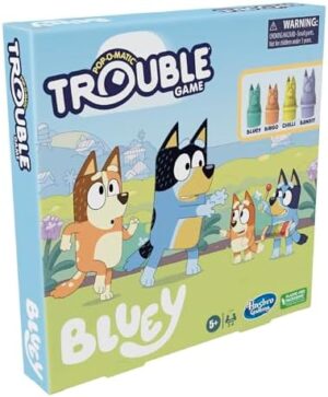 Hasbro Gaming Trouble Bluey Edition Game | Family Board Games | Kids Play as Bluey, Bingo, Bandit or Chilli | Easter Gifts for Girls & Boys | 2-4 Players | Ages 5+ (Amazon Exclusive) - Image 16