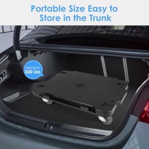 Furniture Dolly, 2 Pack Furniture Movers with Wheels, 530 LB Capacity, New Upgrade Completely Silent Technology, Moving Dolly Cart with Wheels - Image 5