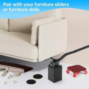 Furniture Lifter Tool, Appliance Lifter, Save 80% Effort, Lift Up to 800 Pounds Heavy Items, Furniture Lifter Jack for Heavy Furniture Appliance, Safely and Easily Lifting Furniture and Appliances - Image 8