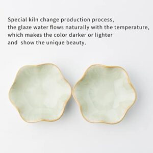 Jewelry Dish Tray, Ring Dish, Ceramic Trinket Tray, Key Bowl, Decorative Plate, for Friends Sisters Daughter Mother(Light Green) - Image 8