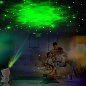 Mooyran Star Projector, Galaxy Projector for Bedroom, Remote Control & Time Space Projection Lamp, Night Light for Kids Adults Gaming Room, Home Theater, Ceiling, Room Decor (Pink Exclusive) - Image 7