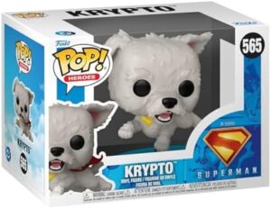 Funko Pop! DC: Superman 2025 - Krypto - Collectable Vinyl Figure - Gift Idea - Official Merchandise - Toys for Kids & Adults - Movies Fans - Model Figure for Collectors and Display