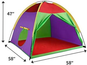 Alvantor Kids Tents Indoor Children Play Tents For Toddler Tents For Kids Pop Up Tent Boys Girls Toys Indoor Outdoor Play Houses Giant Party 58”x58"x47" - Image 8