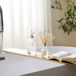 Airkeep Reed Diffuser Set,3.38 fl oz (100 ml) - Clean Linen Oil Diffusers with 8 Reed Sticks,Home Fragrance Reed Diffuser for Bathroom Shelf Decor - Image 5