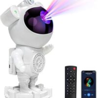 Astronaut Galaxy Projector - Star Projector, Bluetooth Speaker, White Noise, Star and Moon Galaxy Lights for Bedroom with Timer and remote, Nebula Night Light 360° Adjustable, Starry galaxiy projecter