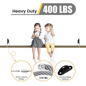 Furniture Anchors (10 Pack) Anti Tip Furniture Straps for Baby Proofing, 400lbs Tension Earthquake Resistant Metal Straps, Furniture Wall Anchor Prevent Baby Pet from Falling Furniture - Image 4