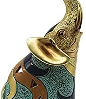 Gold Elephant Statue and Small Figurine for Home Decor