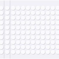 300pcs Small Felt Furniture Pads, Self-Adhesive EVA Foam Dot Circles, Round Felt Furniture Stickers for Desks Drawers Vases Photo Frames Cabinets Doors Candlesticks- White