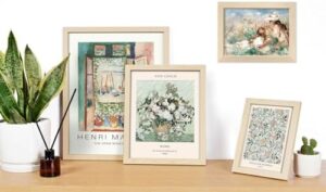 16 PCS Framed Sage Green Wall Art Decor, Matisse Wall Prints for Bedroom, Gallery Wall Frame Set, Abstract Posters for Living Room Aesthetic, Wall Collage Kit Pictures, Boho Dorm Home Decor - Image 5