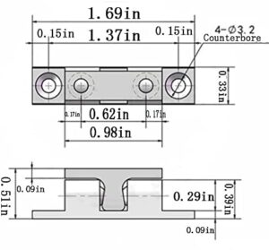 Solid Stainless Steel Cabinet Door Catch,glrovazas 2Pcs Cabinet Latch Roller Catch Furniture Cabinet Door Dual Ball Tension Latch Closet Ball Roller Catch Latch with Screw (43mm) - Image 2