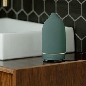 Vitruvi Stone Diffuser, Ceramic Ultrasonic Essential Oil Diffuser for Aromatherapy | Ceramic, Home Decor | Sea, 90ml Capacity - Image 7