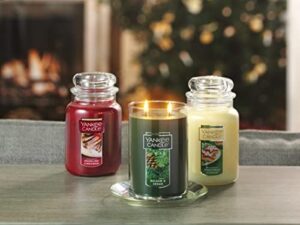 Yankee Candle Balsam & Cedar Scented, Classic Large 22oz Dual-Wick Tumbler Candle, Over 75 Hours Burn Time, Ideal for Holiday Season & Gifting - Image 5