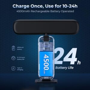 FULEN 2 Pack Picture Lights for Wall,Battery Operated Wall Sconce Rechargeable,LED Wall Light Cordless with Remote,3 Color Temperature, Art Lights for Painting,Frame,Gallery,Dartboard Lights,Black - Image 5