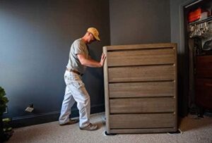 EZ Moves Furniture Slides for Carpet, Large (9” x 6”) - Easily Move Sofas, Loveseats, Cabinets, Bookcases, and More (4 Slides per Set) - Image 2