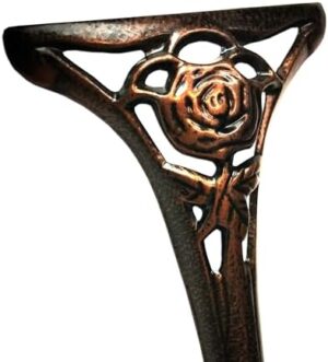 Oakland Living 3-Piece Rose Bistro Set with 23.5-Inch Cast aluminum Top Table - Image 5