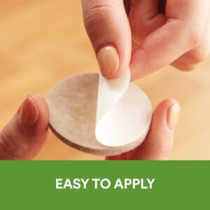 Scotch Felt Pads 162 PCS Beige, Felt Furniture Pads for Protecting Hardwood Floors, Round, Assorted Sizes Value Pack, Self-Stick design, Protecting from nicks, dents and scratches (SP845-NA) - Image 3