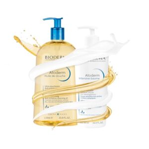 Bioderma Atoderm Shower Oil, Cleansing Oil For Face & Body, Nourishing Cleansing Oil For Dry to Atopic Sensitive Skin For Softer & Smooth Skin For Your Whole Family - Image 5