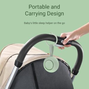 Portable Baby Sound Machine [White Noise for Babies Kids Adults][Sleep Soother][Timer Function][12 Soothing Sounds] 15 Hours Battery Life, Registry Gift,Shower,Clips on Baby Stroller.Mint - Image 5