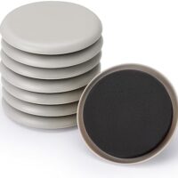 CO-Z Furniture Sliders - 8 Pack, 3 1/2" Reusable Furniture Sliders for Carpet, Heavy-Duty Furniture Gliders Movers for Hardwood Floors, Plastic Moving Pads for Heavy Furniture, Floor Protectors